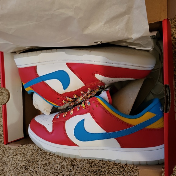 Jordan 1 Low "Diamond: fruity pebbles, reimagined 3s and fly streetwear bundle - Picture 4 of 4